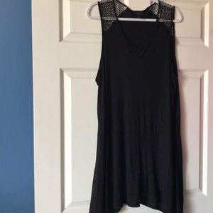 💜Rockin’ Black Tunic Length Tank 2X 💜 3 for $15